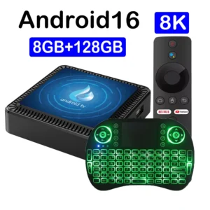 Very Fast Q17 Android16 8K Ultra 4K Smart TV Box Allwinner H313 5G Wifi BT6.0 Google Assistant 8GB128GB Android 16 Media Player