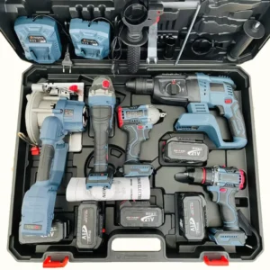 5-in-1 Brushless Multifunctional Combination Power Tool Lithium Battery Cordless Power Tool Set