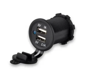Dual 3.1A USB Port Charger Socket for Cars Boat Motorcycle RV ATV Truck