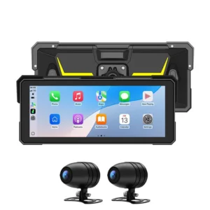 Waterproof 8 Inch HD IPS Screen GPS Navigation Wireless Android Auto Portable Motorcycle Carplay