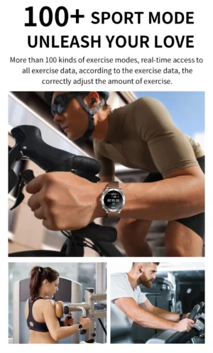 LIGE AMOLED Screen Smart Watch with Earbuds Bluetooth Headset Smartwatch Women Speaker Tracker Music Sport Waterproof Watch Men - Image 23