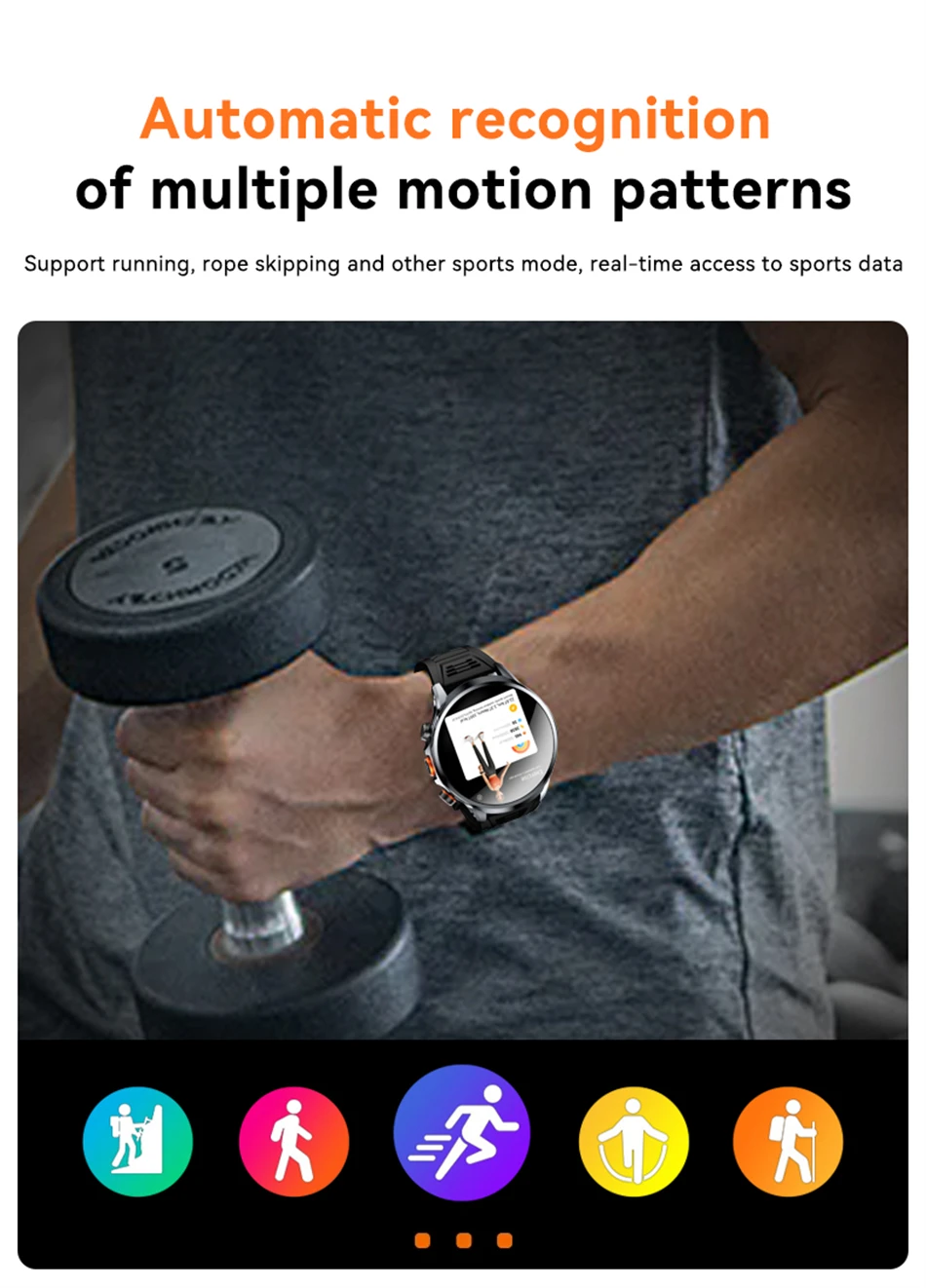 5G/4G Full Network Smart Watch 680*680 AMOLED 1880mah Battery 16GB+256GB RAM HD Camera GPS WIFI Google APPS Download Smartwatch - Image 24