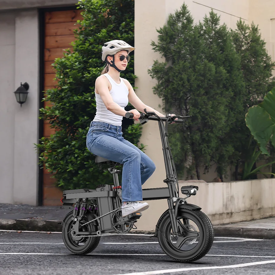 EU US Direct Shipping Best Price Electric Bike Foldable EBike Folding Electric Bicycle 250W Electric Hybrid Bike - Image 4