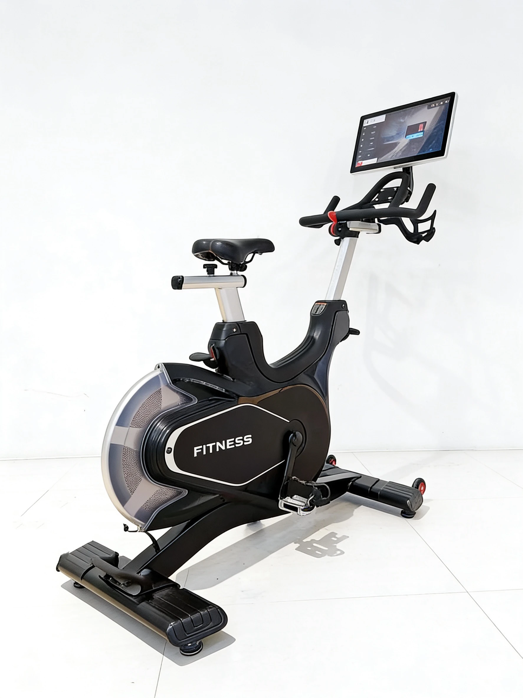 MB-510 Professional Steel Exercise Spin Bike with Touchscreen Display Heavy Duty Indoor Cycling Bike Air Bike & Elliptical - Image 7