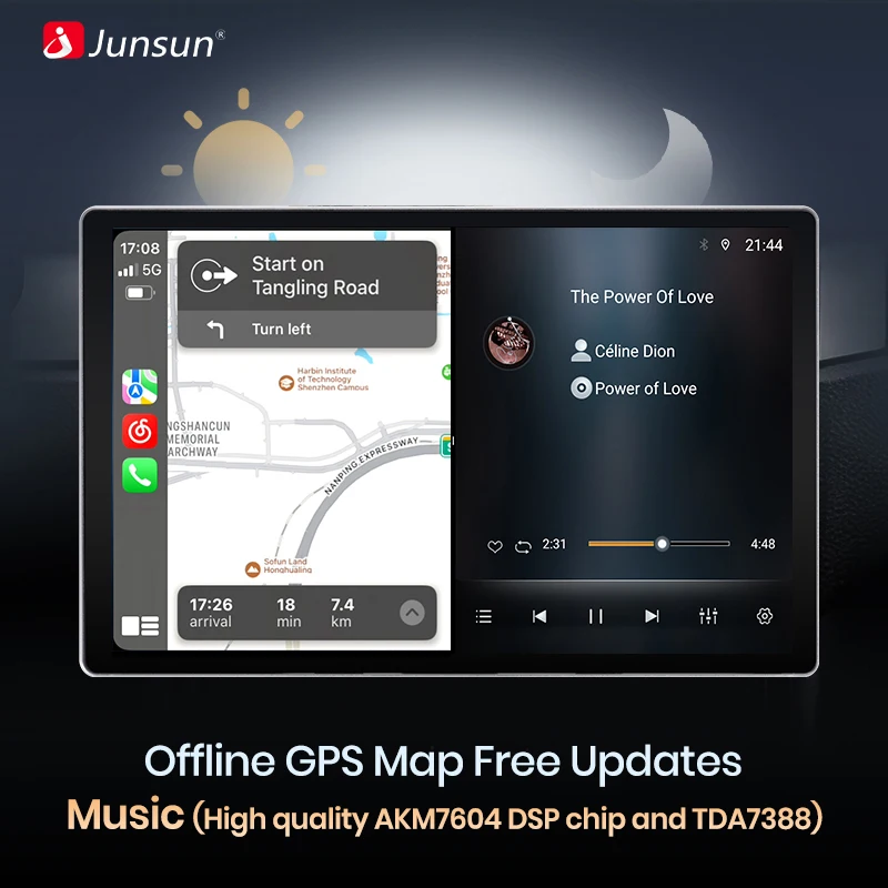 Junsun X7 MAX for Dodge Journey Fiat Freemont 2011 2K HD Screen Wireless CarPlay Android Auto Car Radio Multimedia Autoradio - Image 4
