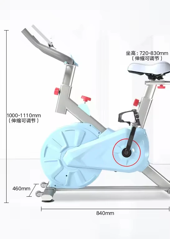 In STOCK Steel for Bike Indoor Adjustable 3.2kg Flywheel 150KG Capacity Cardio Exercise Gym Equipment - Image 5