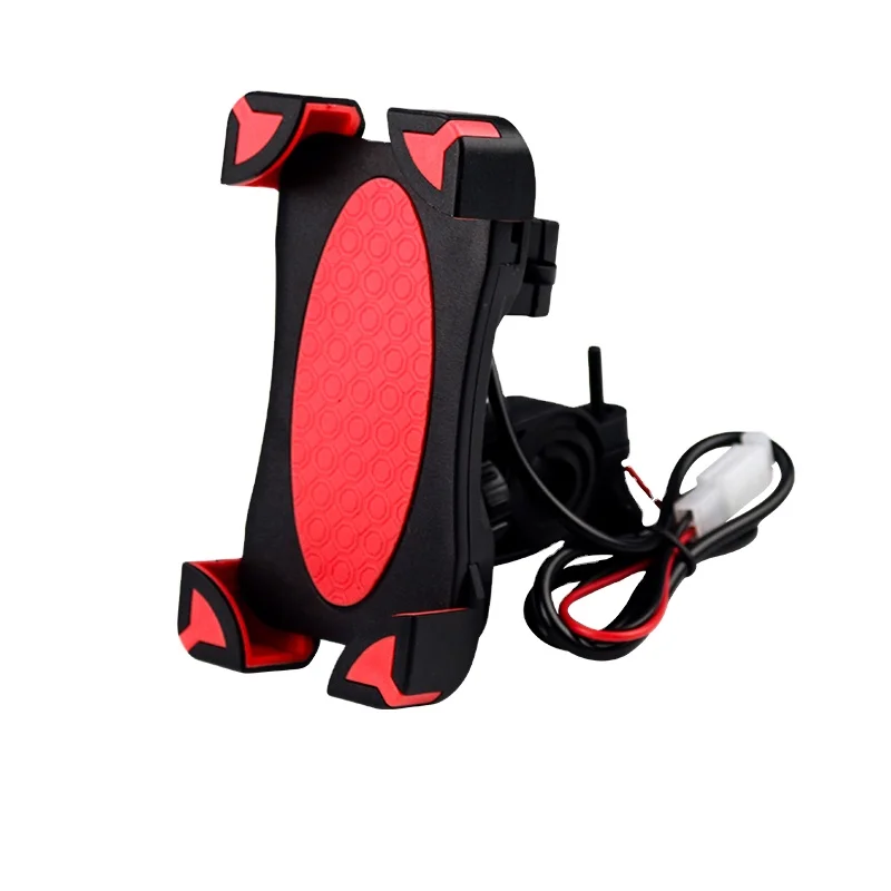Motorbike Phone USB Charging Holder Bike Mobile Phone Charger Mount Motorcycle Phone Charger Holder - Image 4