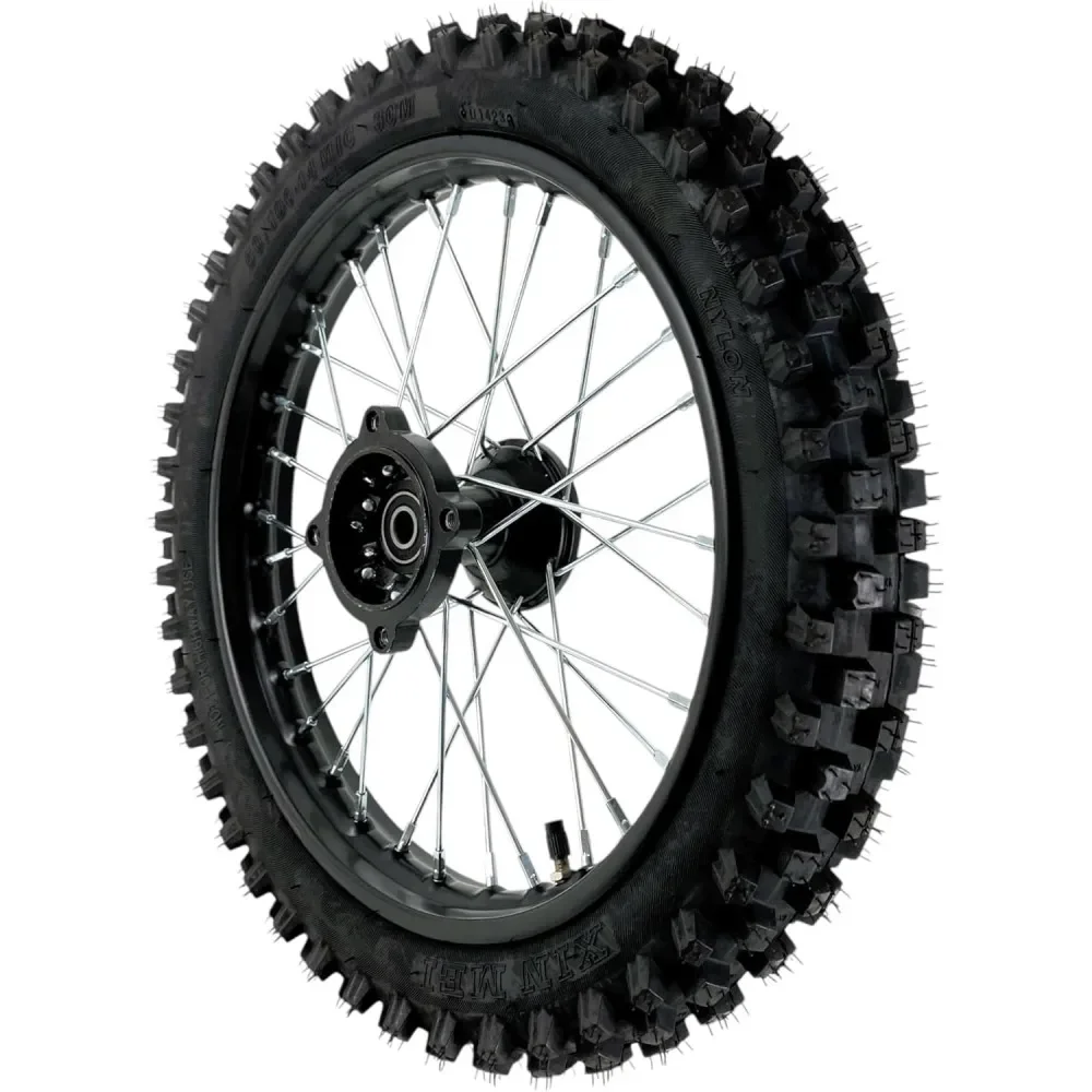 Motorcycle Wheel Tire with Chamber Rim 2.50-14 60/100-14 Steel Rim 1.4x14 15mm Axle Pit Bike Dirt Bike Cross Bike 50-160cc - Image 2