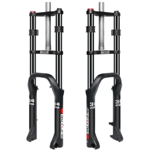 BUCKLOS Horquilla Mountain Bike 20" * 4.0" Wide Fork Snow Oil Spring Magnesium Alloy Bicycle Front Fork
