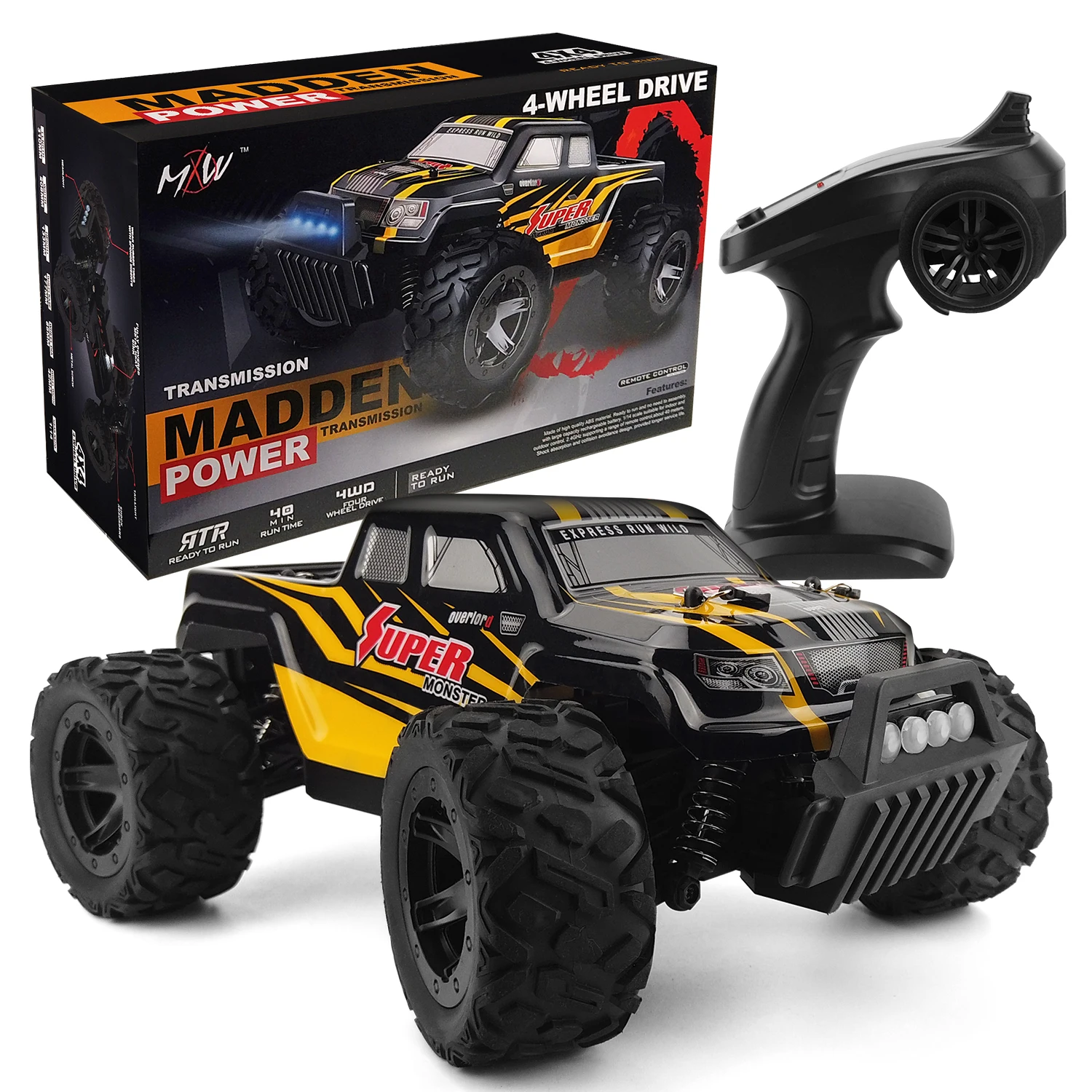In Stock 1/14 Off Road High Speed Toy 4Wd Off-Road Car Monster Racing Chinese Remote Control Offroad Rc Monster Truck 4X4 - Image 7