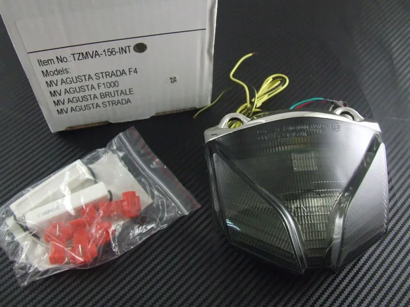MV AGUSTA STRADA F4 F1000 Brutale Tail Light with Integrated LED Turn Signal Motorcycle Lighting System - Image 5