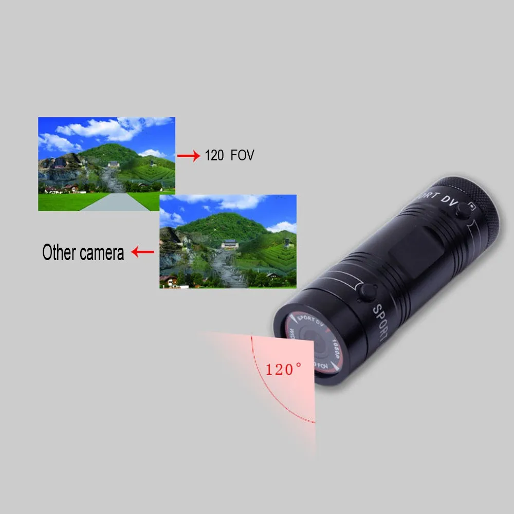 Mini Sports Camera F9 Hd Bike Motorcycle Helmet Sports Action Camera Video Dvr Dv Camcorder - Image 6