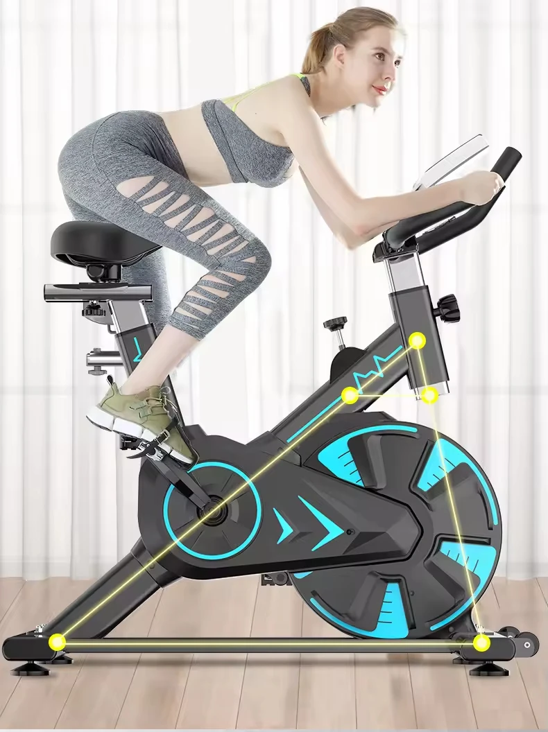 In STOCK Steel for Bike Indoor Adjustable 3.2kg Flywheel 150KG Capacity Cardio Exercise Gym Equipment - Image 2
