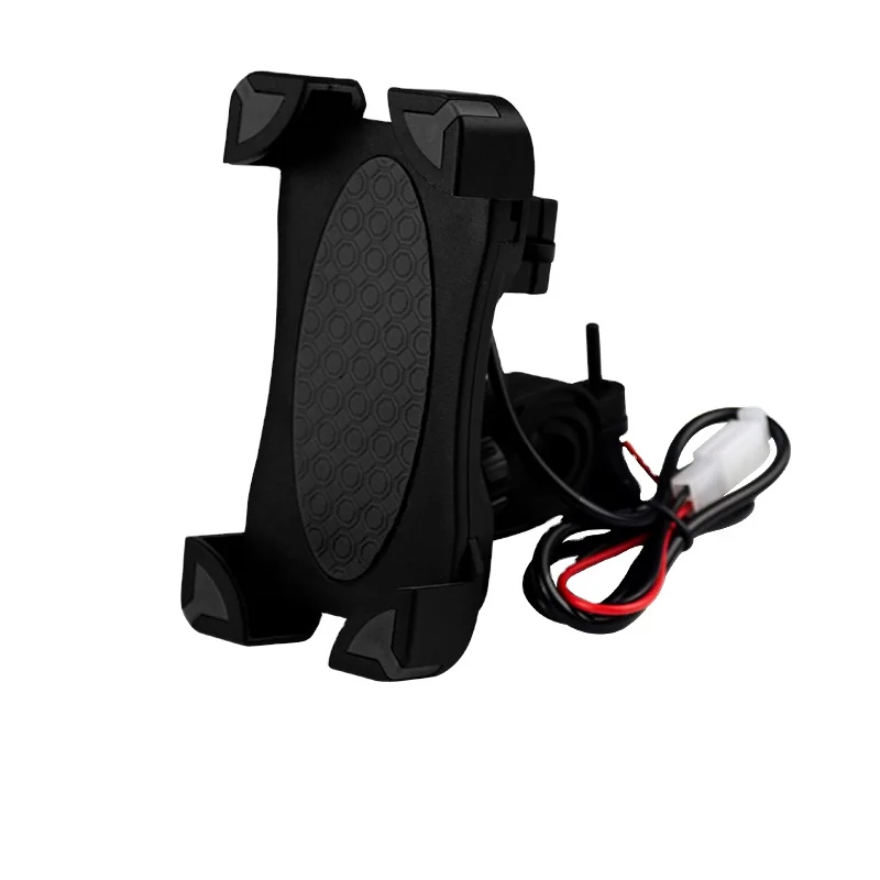 Motorbike Phone USB Charging Holder Bike Mobile Phone Charger Mount Motorcycle Phone Charger Holder - Image 3