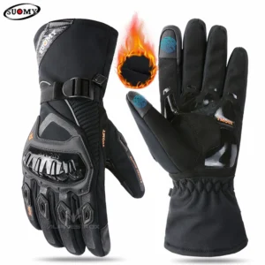 Suomy Winter Warm Motorcycle Gloves 100% Waterproof Windproof Guantes Moto Luvas Touch Screen Luva Motociclista Luvas Moto