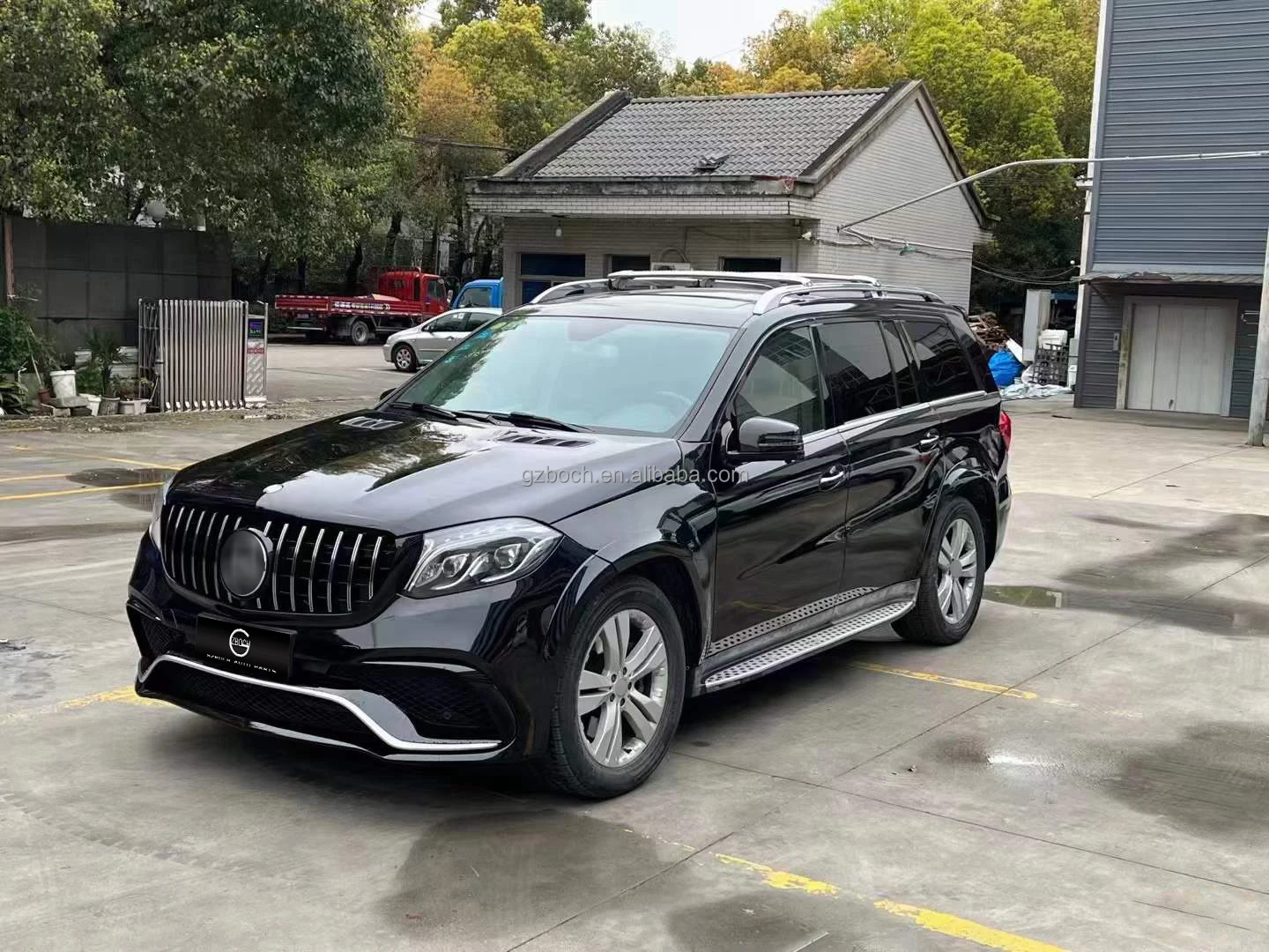 GL to GLS Body Kit for 12+ Benz X166 GL63 GL to GLS63 AMG Car Bumper Headlights Taillights Engine Hood Automotive 164 to 166 Kit - Image 4