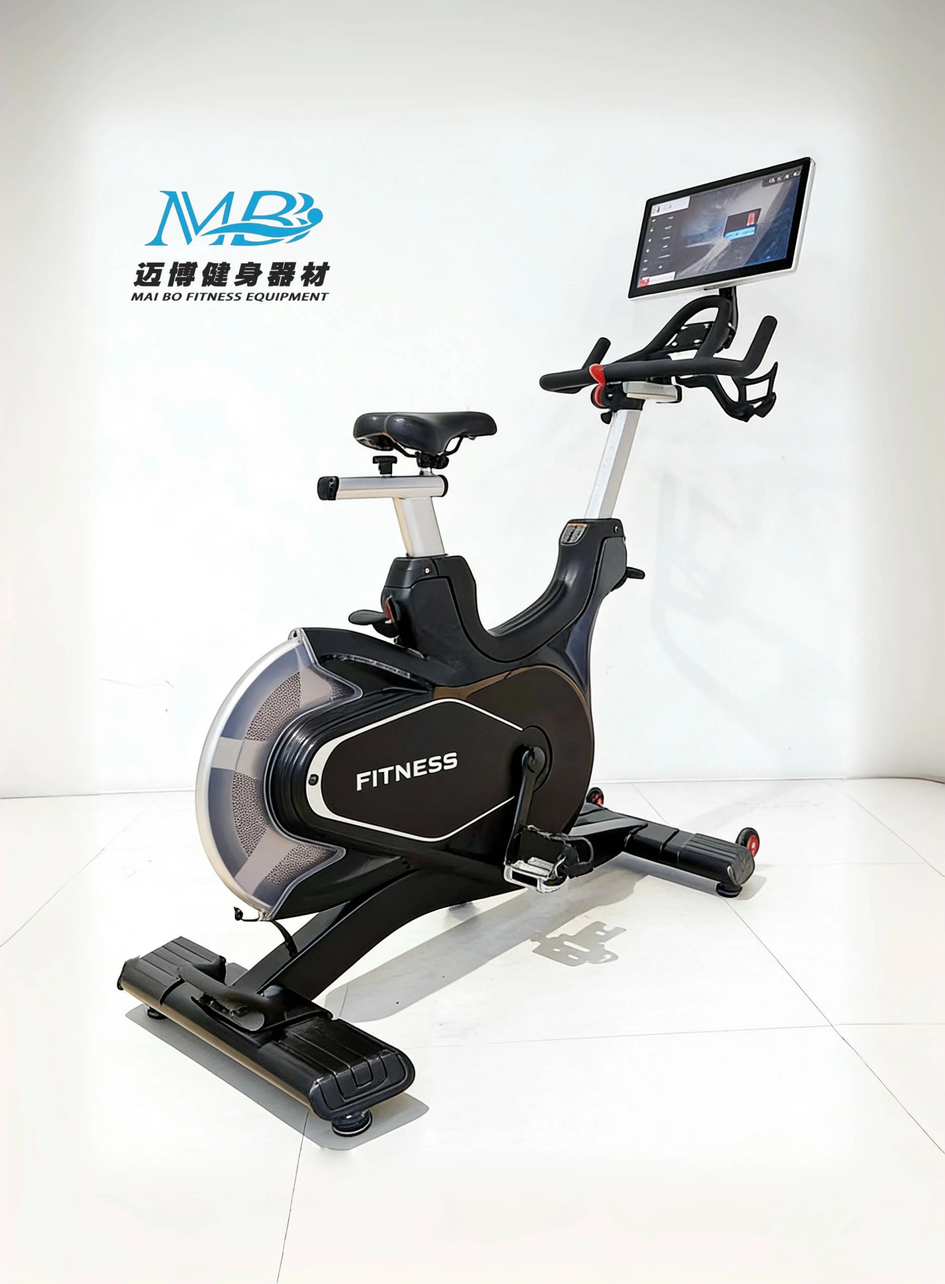 MB-510 Professional Steel Exercise Spin Bike with Touchscreen Display Heavy Duty Indoor Cycling Bike Air Bike & Elliptical - Image 5