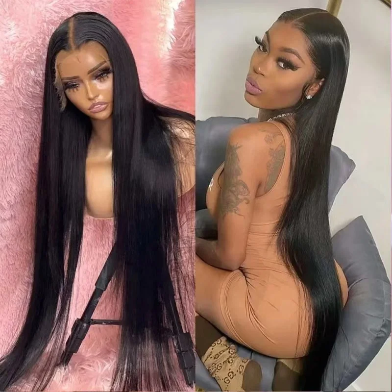Transparent Hd Lace Front Wigs Glueless Bone Straight Human Hair Wig Virgin Cuticle Aligned Hair Wigs - Image 2