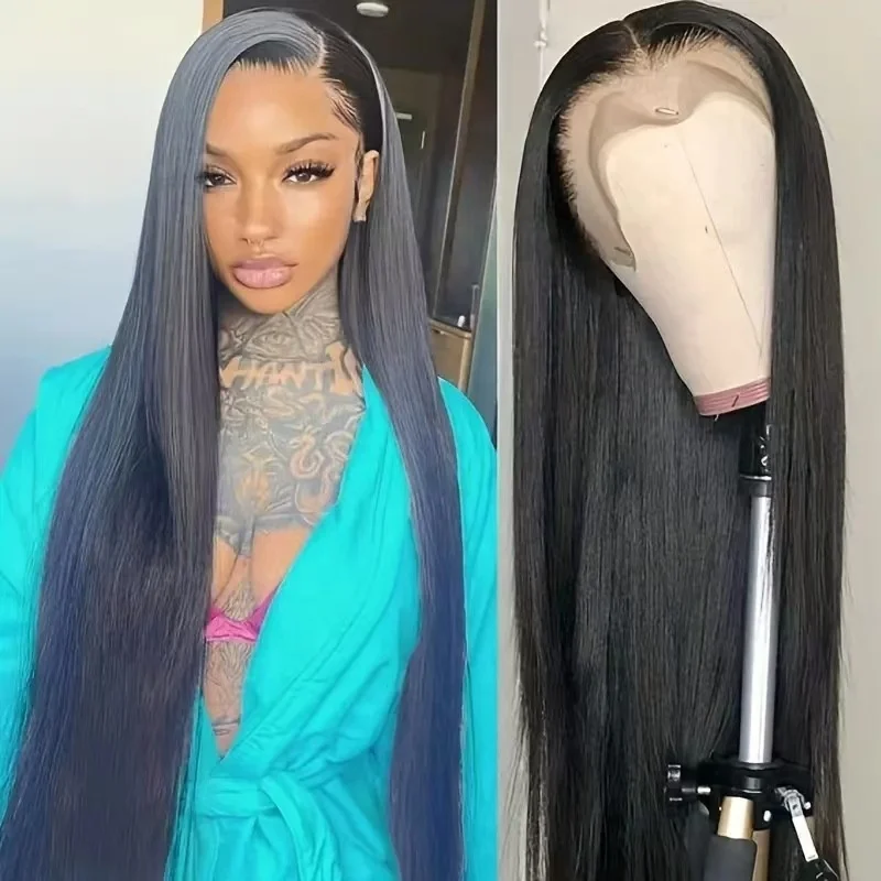 Transparent Hd Lace Front Wigs Glueless Bone Straight Human Hair Wig Virgin Cuticle Aligned Hair Wigs - Image 4