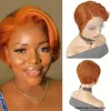 6 Inch 13x4 Frontal Lace Pixie Straight Cut Wigs Real True Natural Human Hair Short for Black Women - Image 8