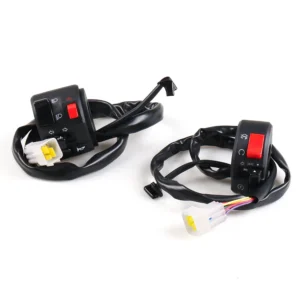 22MM Turn Signal Electric Fog Lamp Light Start Handlebar Controller Switch Motorcycle Switches Motorbike Horn Button
