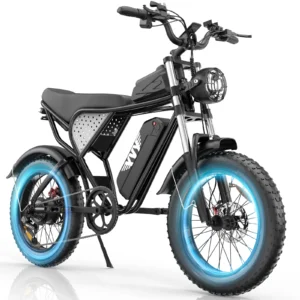 US Free Shipping Yvy Q20 48V 20Ah Ebike Fat Tire E Bike Electric Bicycle Lithium Battery Electric Mountain Dirt Bike for Adults