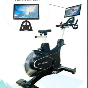 MB-510 Professional Steel Exercise Spin Bike with Touchscreen Display Heavy Duty Indoor Cycling Bike Air Bike & Elliptical