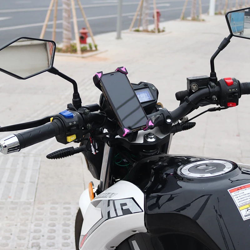 Motorbike Phone USB Charging Holder Bike Mobile Phone Charger Mount Motorcycle Phone Charger Holder - Image 6