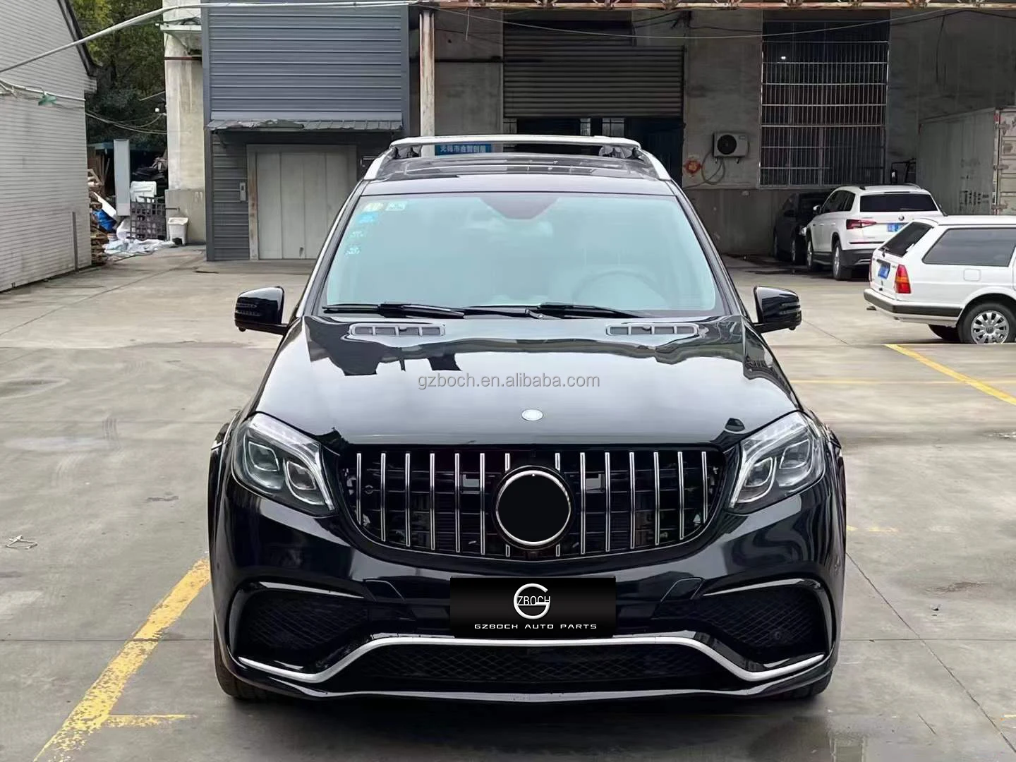 GL to GLS Body Kit for 12+ Benz X166 GL63 GL to GLS63 AMG Car Bumper Headlights Taillights Engine Hood Automotive 164 to 166 Kit - Image 3