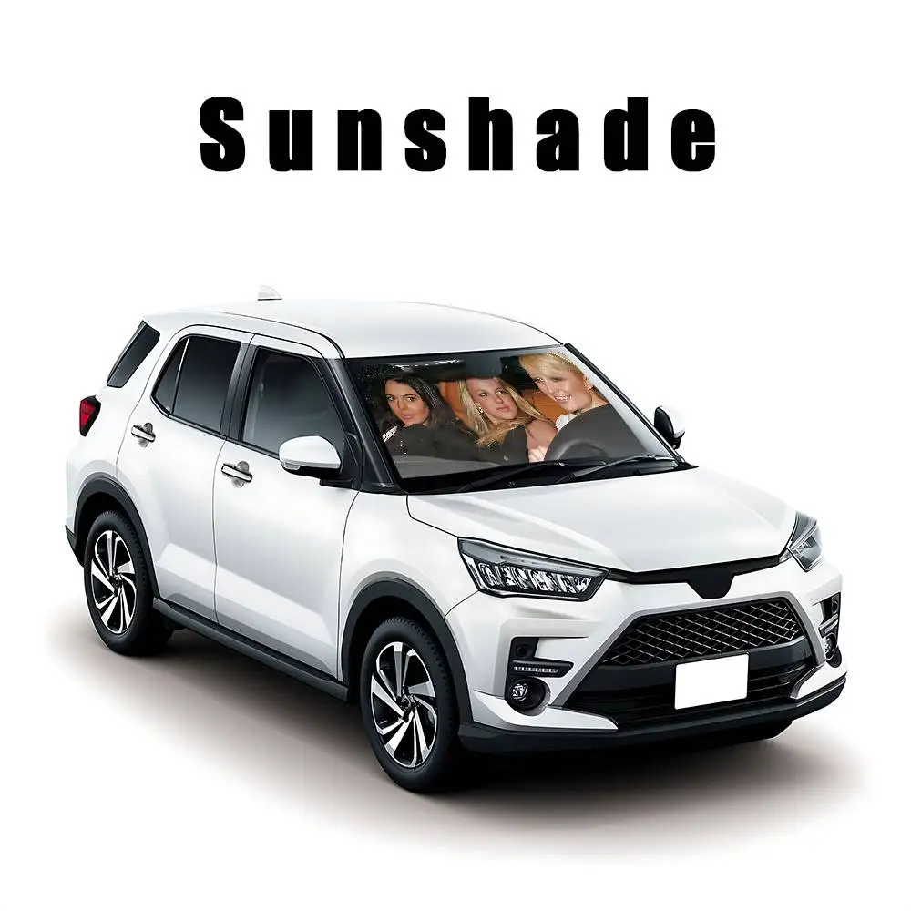 Paris Britney Lindsay-Hilton Car SunShade Car Sunshade Covers Cover Universal Windscreen Folding Visor - Image 11