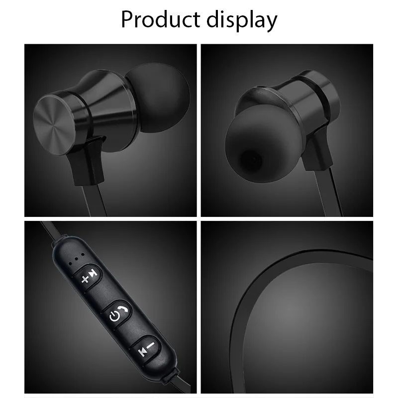# XT-11 Bluetooth 4.2 Wireless Earphone Sports Headset Waterproof Earbuds Neckband Magnetic Headphone With Mic For Samrtphones - Image 15
