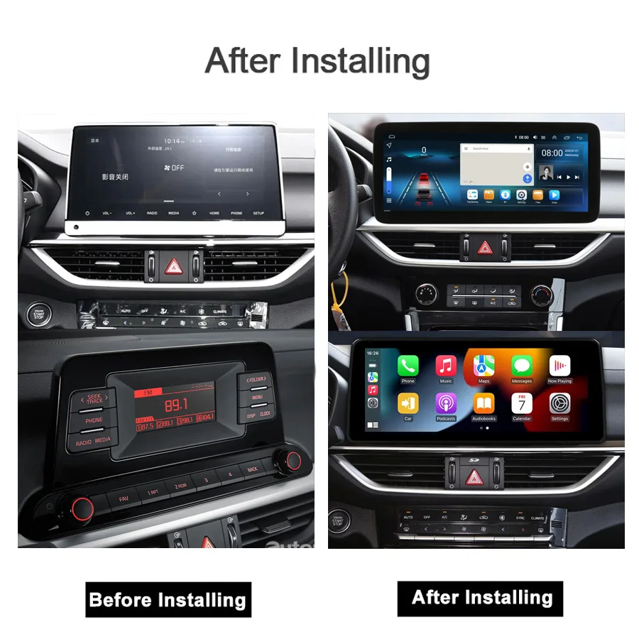 12.3" Carplay Android 14 Car Radio GPS Stereo Navigation Wifi Bluetooth Autoradio For Lexus RX300 RX330 RX350 RX400h 2004-2007 - Image 23