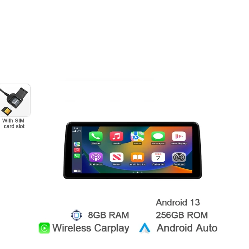 12.3" Carplay Android 14 Car Radio GPS Stereo Navigation Wifi Bluetooth Autoradio For Lexus RX300 RX330 RX350 RX400h 2004-2007 - Image 8