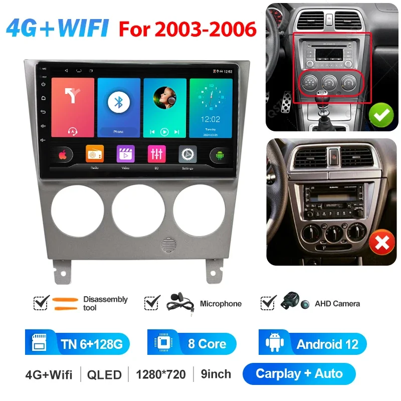 MAMSM For Subaru Impreza WRX 2000 - 2007 Car Radio Multimedia Video Player CarPlay Auto 4G Wifi GPS DSP IPS Navigation Head Unit - Image 19