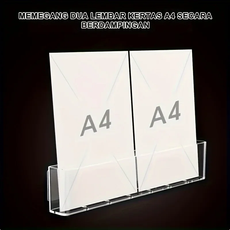 Creative Wall Mounted Bookcase Shelves Bedroom Wall Acrylic Wall Hanging Baskets Storage Racks Baskets Hanging Racks Bookshelves - Image 4