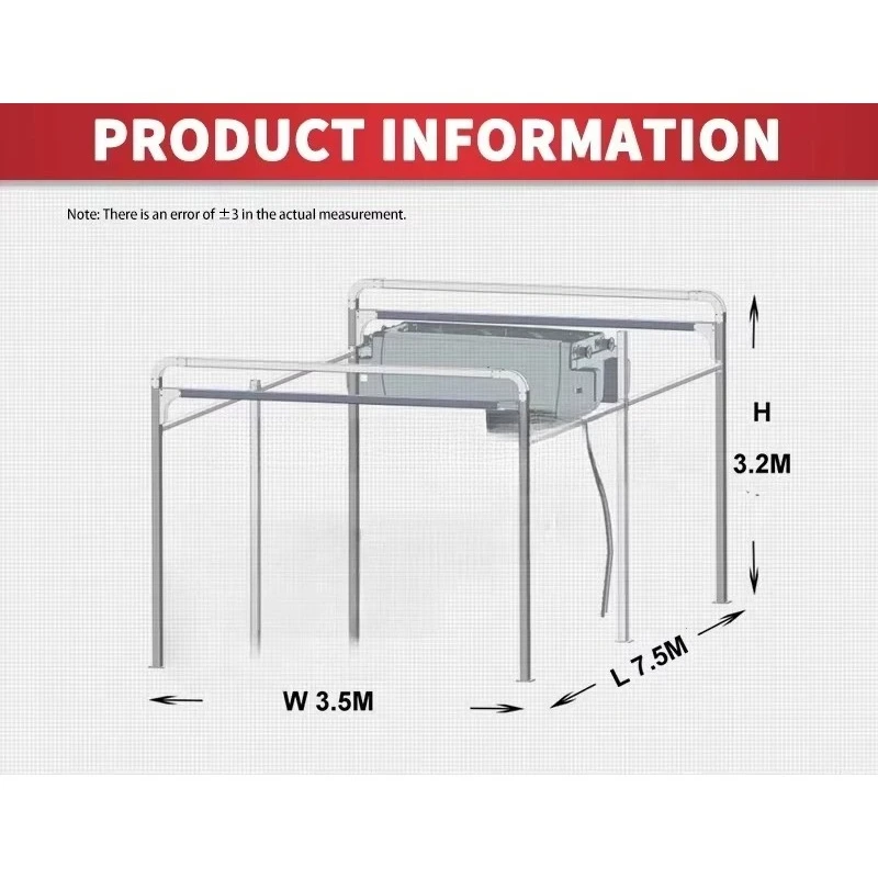 Touchless Car Wash Machine 360 for Sale Fully Automatic Stainless Steel 2200W Car Wash Machine - Image 4