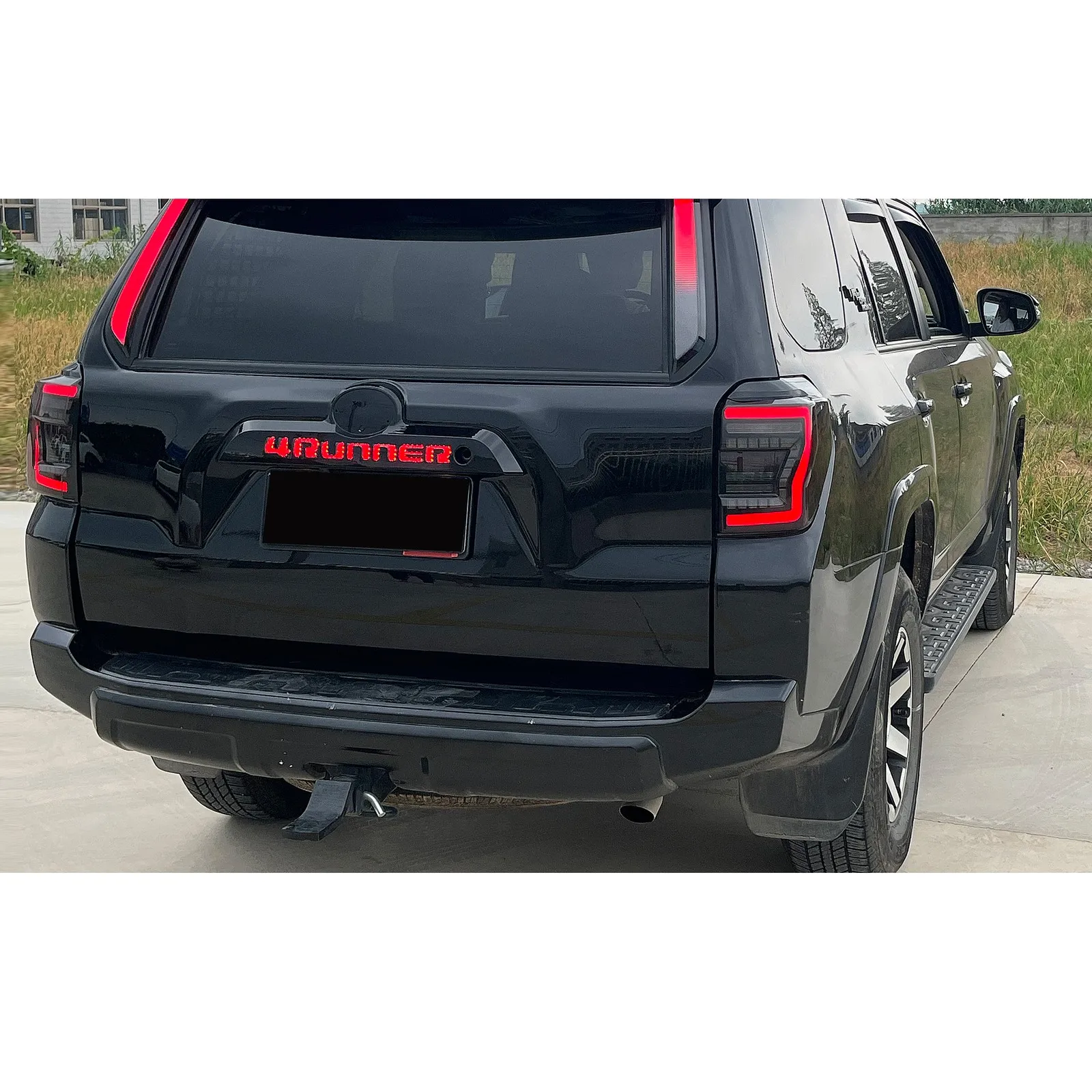 LED Tail Lights for Toyota 4Runner 2010-2024 5th Gen Sequential Turn Signal Dynamic Animation Black Rear Lamps Assembly - Image 5
