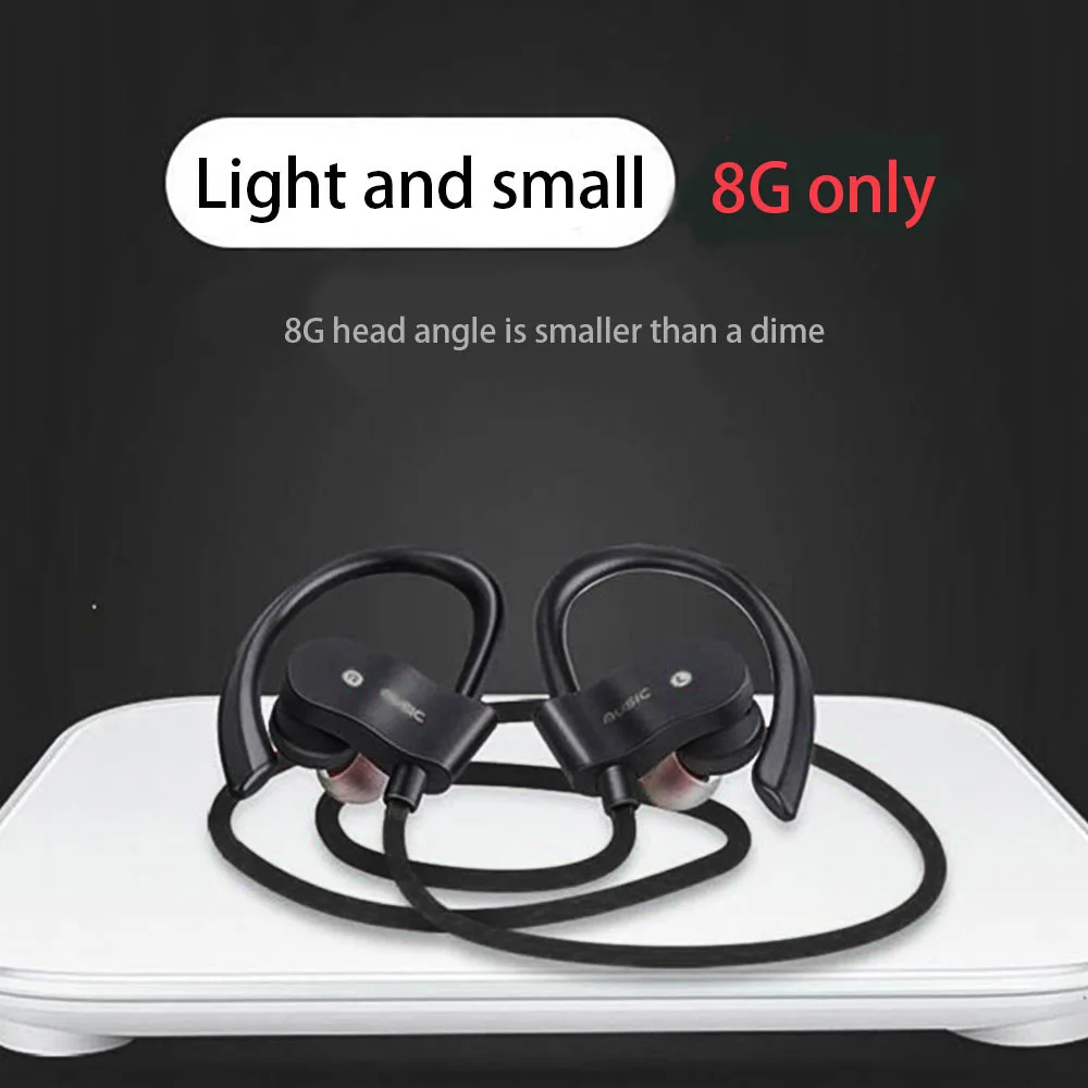 Bluetooth Earphones Earloop Earbuds Stereo Bluetooth Headset Wireless Sports Earpiece Handsfree With Microphone For Smart Phone - Image 10