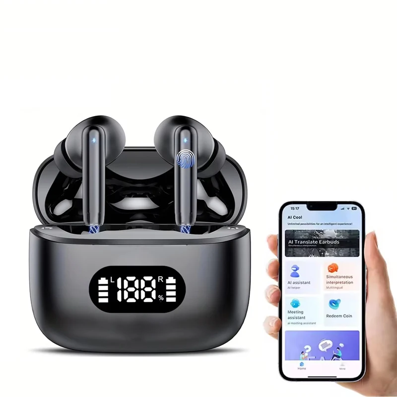 UYUXIO Real Time Translating Earphone AI Language Translator Earbuds with 144 Languages Ear Buds for Learning Travel Business - Image 7