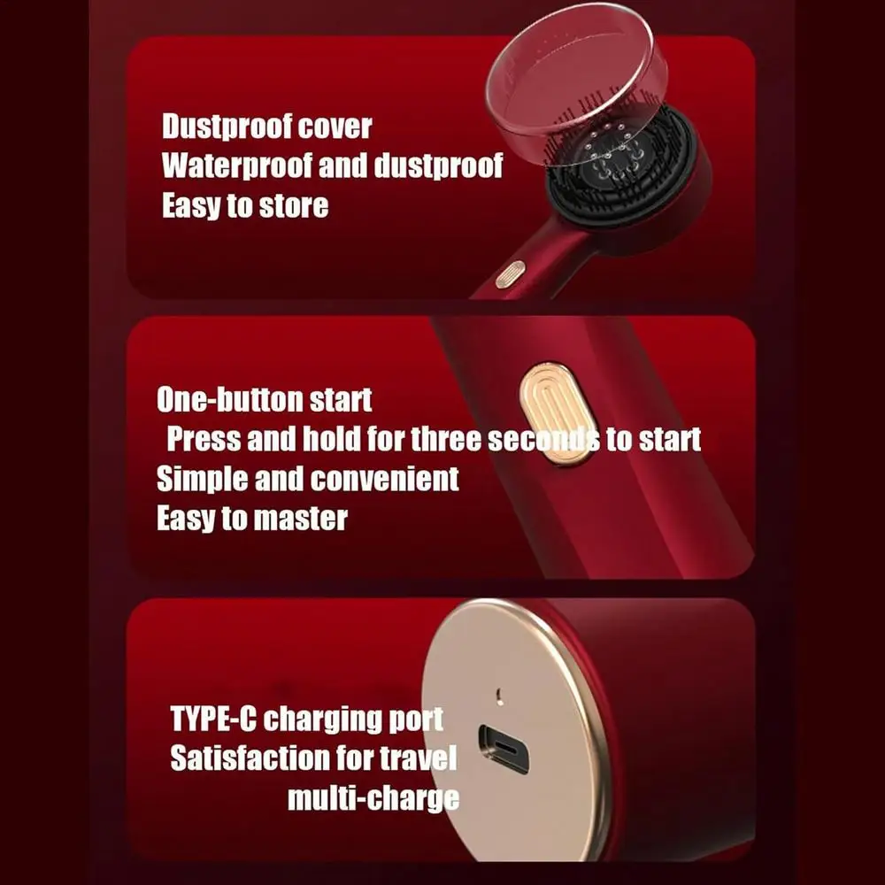Scalp Massage Comb 2 in 1 Hair Oil Applicator Hair Massager Electric Scalp Massager Scalp Massaging Brush for Stimulates Hair - Image 18