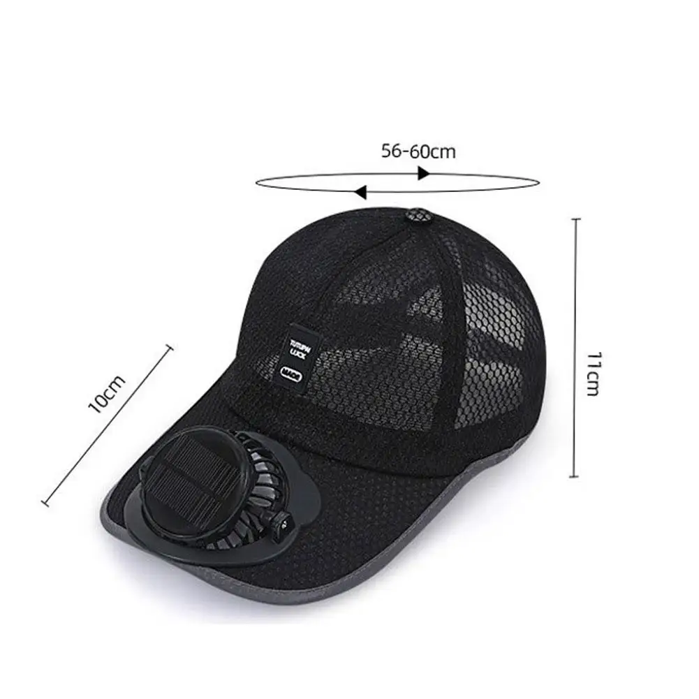 Newly upgrade breathable Sunhat with Solar Fan Sun Block Baseball Hat with Solar Fan USB Charging Fan Outdoor Sunhats - Image 28