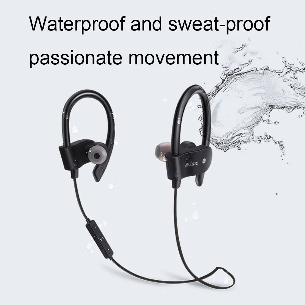 Bluetooth Earphones Earloop Earbuds Stereo Bluetooth Headset Wireless Sports Earpiece Handsfree With Microphone For Smart Phone - Image 7