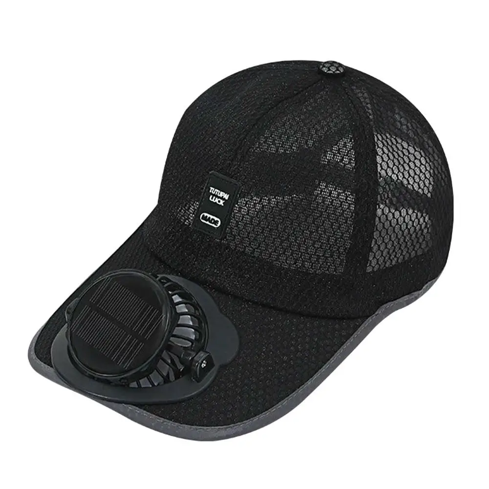 Newly upgrade breathable Sunhat with Solar Fan Sun Block Baseball Hat with Solar Fan USB Charging Fan Outdoor Sunhats - Image 9