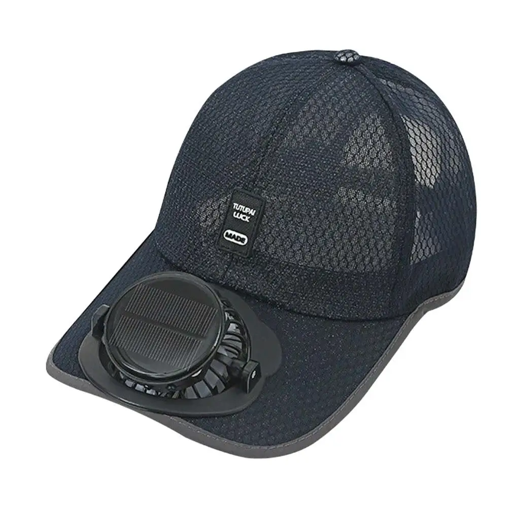 Newly upgrade breathable Sunhat with Solar Fan Sun Block Baseball Hat with Solar Fan USB Charging Fan Outdoor Sunhats - Image 8