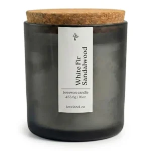 Luxury Beeswax Candle 16oz - Long Burning Pure Beeswax Candles Non Toxic Natural Clean Essential Oil Scented Organic Candles Ho