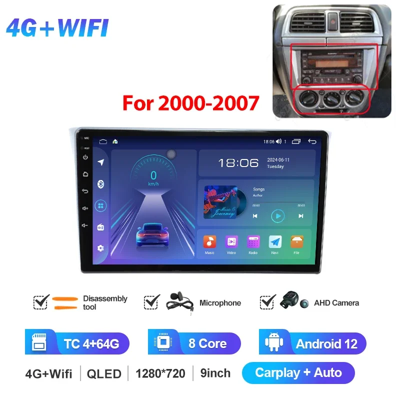 MAMSM For Subaru Impreza WRX 2000 - 2007 Car Radio Multimedia Video Player CarPlay Auto 4G Wifi GPS DSP IPS Navigation Head Unit - Image 14