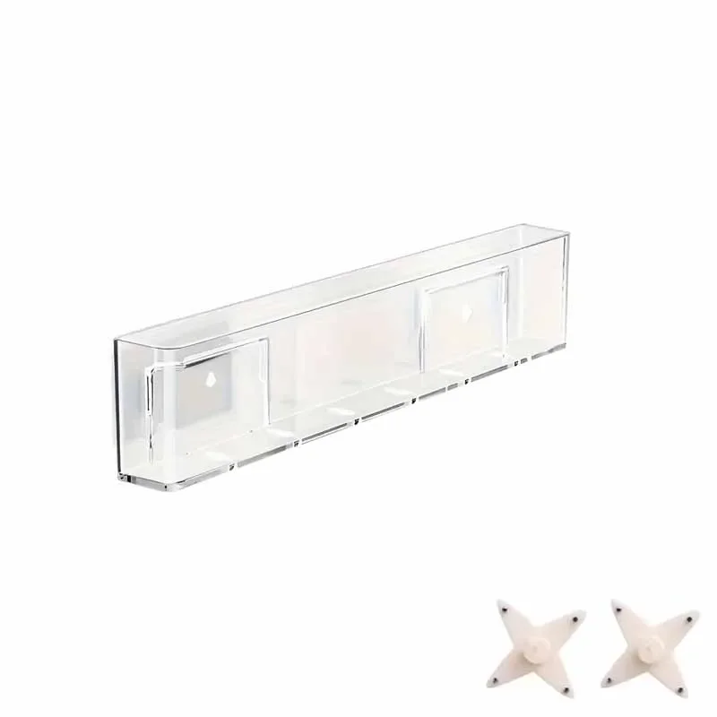 Creative Wall Mounted Bookcase Shelves Bedroom Wall Acrylic Wall Hanging Baskets Storage Racks Baskets Hanging Racks Bookshelves - Image 10