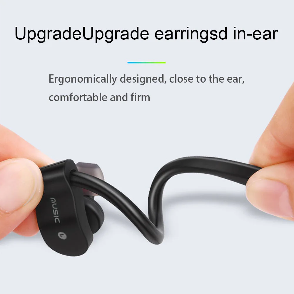 Bluetooth Earphones Earloop Earbuds Stereo Bluetooth Headset Wireless Sports Earpiece Handsfree With Microphone For Smart Phone - Image 8