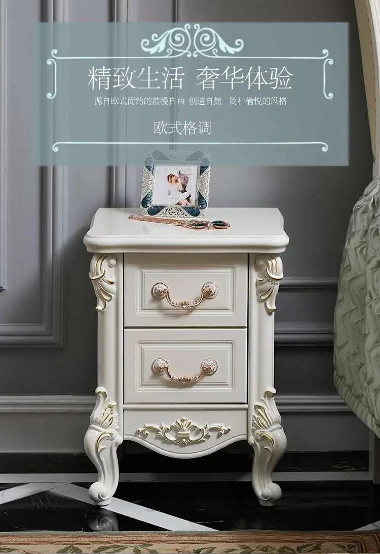 Luxury European Night Table Nordic Aesthetic Unique Italian Nightstand Advanced Sense High-end Criado Mudo Home Furniture - Image 18