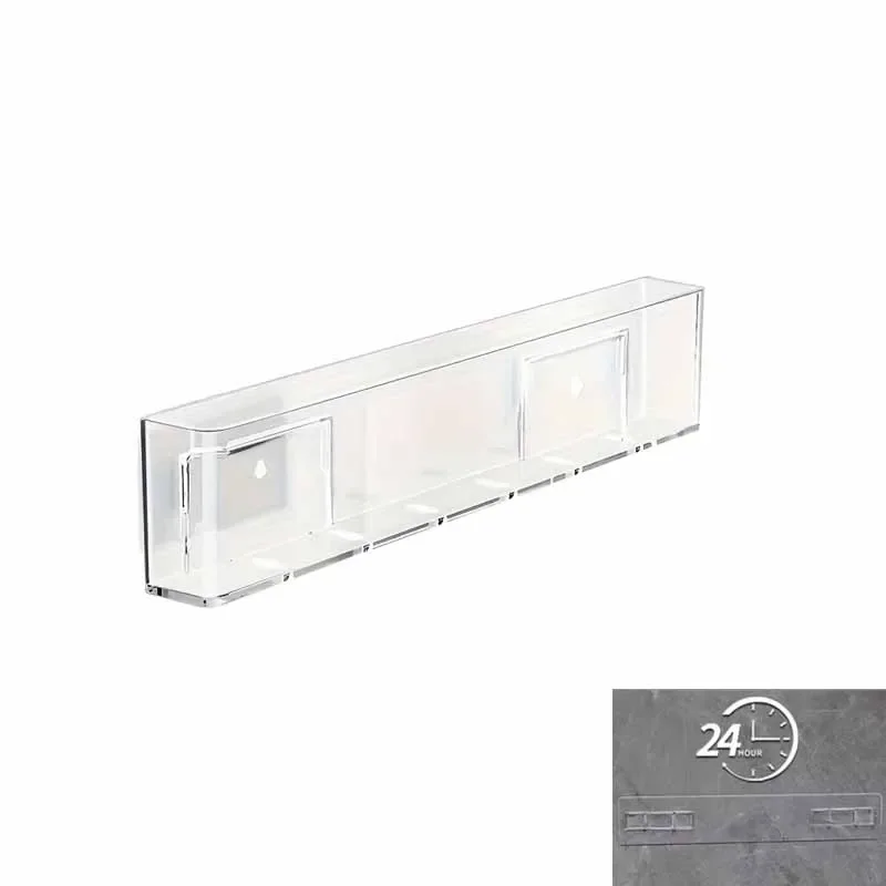 Creative Wall Mounted Bookcase Shelves Bedroom Wall Acrylic Wall Hanging Baskets Storage Racks Baskets Hanging Racks Bookshelves - Image 11